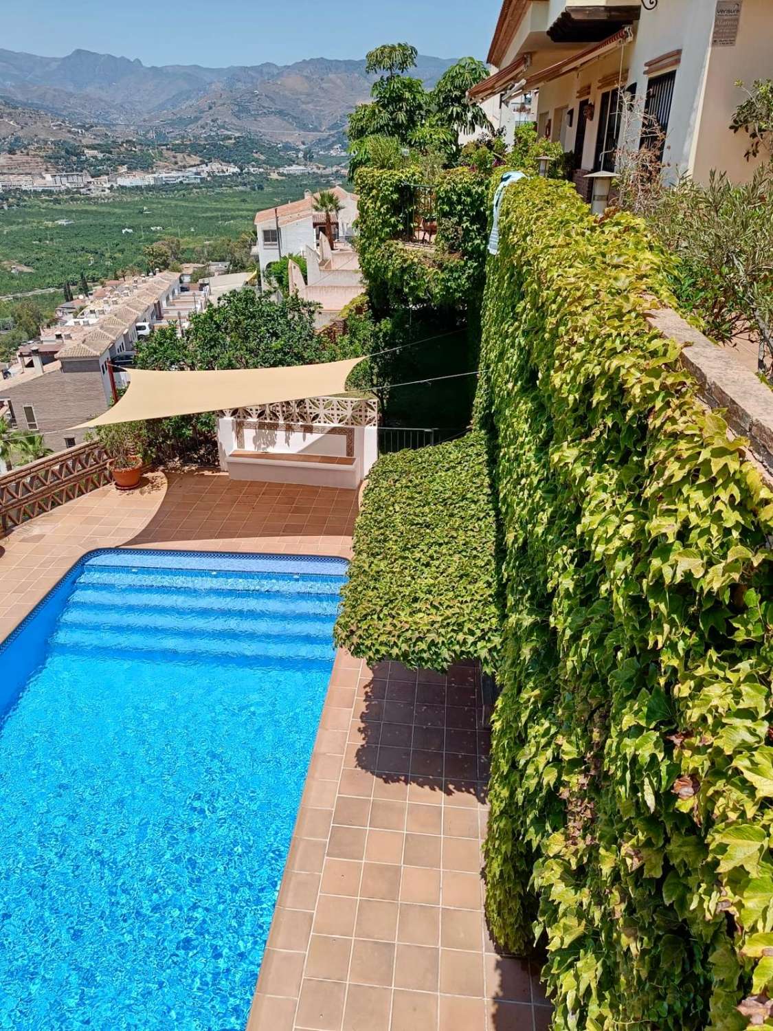 Outstanding Pool Villa on two levels with sea and mountain views